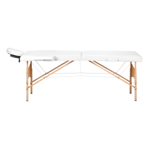 BALANCE wooden folding massage table 2 segment 190x70 white (155279)