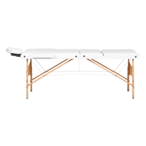 BALANCE wooden folding massage table 3 segment 190x70 white (155281)