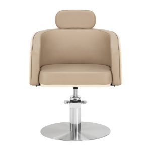 Gabbiano Wratislavia hairdressing chair beige chrome base (155758)