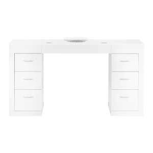 Cosmetic desk 324 with cassette dust absorber white (150940)