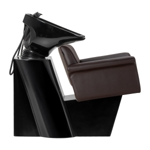 Hairdressing wash unit Gabbiano Lucca brown (154157)