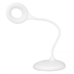 Ring led lamp snake on the desk white (127631)