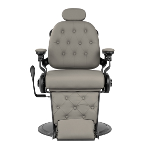 Barber chair Gabbiano Francesco grey with a black base (155769)