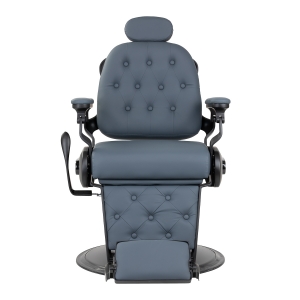 Barber chair Gabbiano Francesco graphite with brushed frame second class (155912)