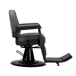 Gabbiano barber chair Bruno graphite with a black base (155763)