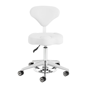 Cosmetic stool Azzurro 156-F bump-up snow-white (155913)
