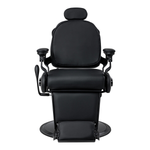 Barber chair with massage function Gabbiano Francesco black with a black base (155874)