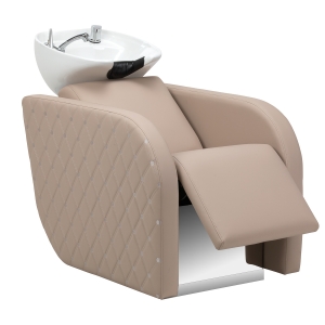 Electric hairdressing wash unit with massage function Gabbiano Ines beige (155872)