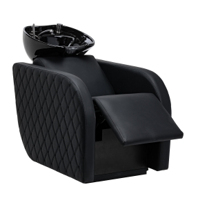 Electric hairdressing wash unit with massage function Gabbiano Ines black (155871)