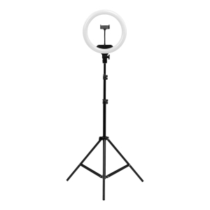 Lamp Ring Light 13"" 36W LED with stand black (131446)