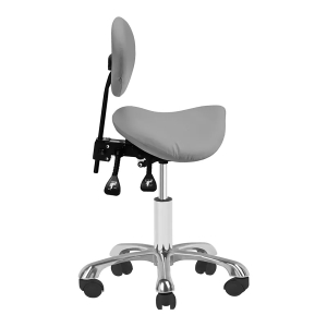 ACTIVESHOP Cosmetic stool 1025 gray giovanni