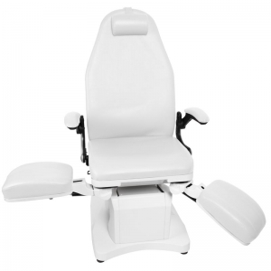 Electro podiatry chair azzurro 709a 3 strong white (109093)