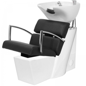 Gabbiano hairdresser wash unit Brussels black (112894)