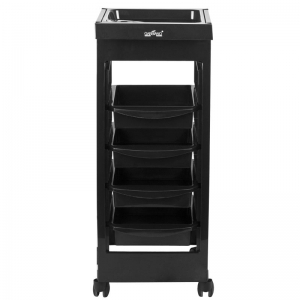 Gabbiano hairdressing trolley 048A black (114208)