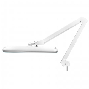 Elegant 801-s LED workshop lamp with a standard white tripod (124717)