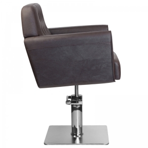 Gabbiano hamburg brown hairdressing chair