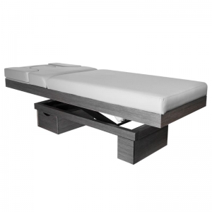 Spa cosmetic bed azzurro wood 815b heated light gray (125600)