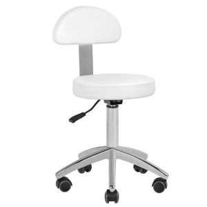Electric cosmetic chair lux 273b + stool 304 white (125907)
