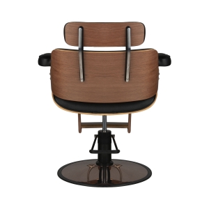 Gabbiano hairdressing chair florence black walnut (126635)