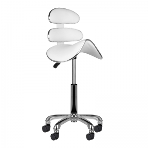 Roll speed am-880 cosmetic stool white (126430)