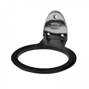 Wall-mounted hair dryer holder q97 black (129185)