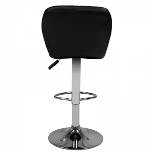 Bar stool m01 quilted adjustable black (132517)