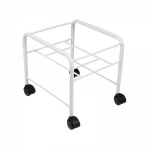 Simple pedicure tray with white wheels (131510)