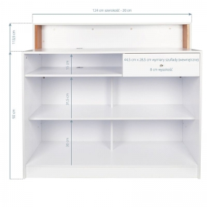 Gabbiano reception pearl white (132163)