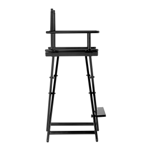 Black aluminum make-up chair (133430)
