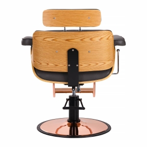 Gabbiano barber chair florence with an adjustable black headrest (133139)