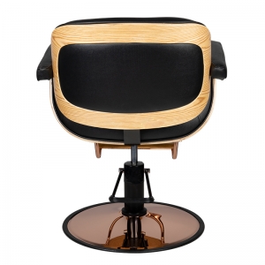 Gabbiano black venice barber chair (133142)