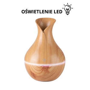 Aroma diffuser air humidifier spa 17 light wood 130ml (135477)