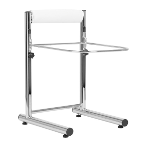 Pedicure tray with adjustable height, chrome (132869)
