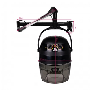 GABBIANO HANGING DRYER 1600A ONE SPEED BLACK (133161)