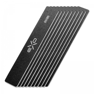 EXO WIDE STRAIGHT NAIL FILE 80/80 10 PCS (137623)