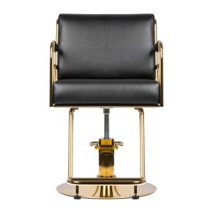 GABBIANO HAIRDRESSING CHAIR PRATO GOLD - BLACK (137106)