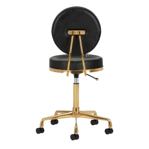 COSMETIC STOOL H5 GOLD BLACK (140259)