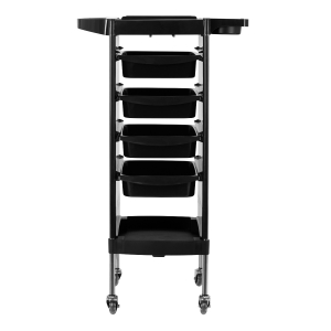 GABBIANO HAIRDRESSER TROLLEY X11-9 BLACK GRAPHICS (142964)
