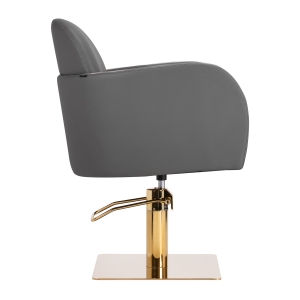 Gabbiano hairdressing chair Malaga gold grey (146705)