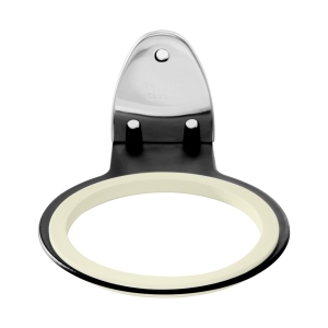 Wall holder for hair dryer Q96 black (147563)