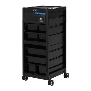 Gabbiano hairdresser's helper with UV sterilizer 68UV black (147025)