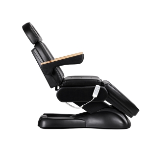 Electric cosmetic chair SILLON Lux 273b + stool 304 black (148298)