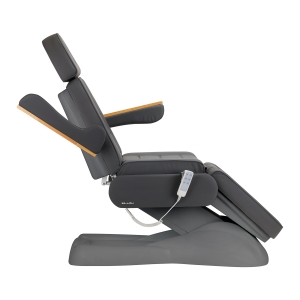 Electric cosmetic chair SILLON Lux 273b 3 actuators gray with gray base (148187)