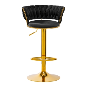 4Rico Bar Hocker QS-B313a black velvet (147826)