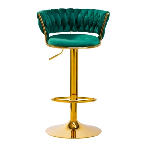4Rico Bar Hocker QS-B313a green velvet (147828)