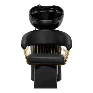 Gabbiano hairdressing wash unit Lille-M gold black (147323)