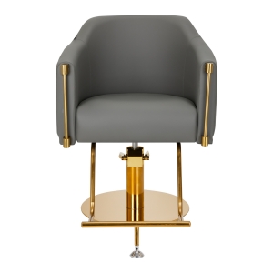 Hairdressing chair Burgos Gold Gray (148031)