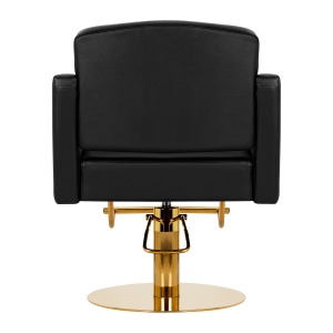 Hairdressing chair Gabbiano Turyn black gold (148034)