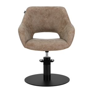 Hairdressing chair Gabbiano Morena old Brown (148052)