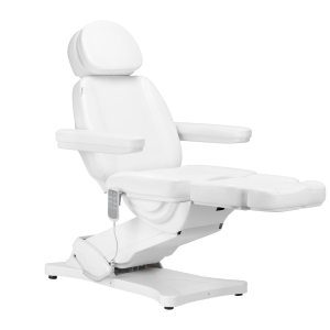 Electric cosmetic chair SILLON CLASSIC 4 motors with cradle white (148290)